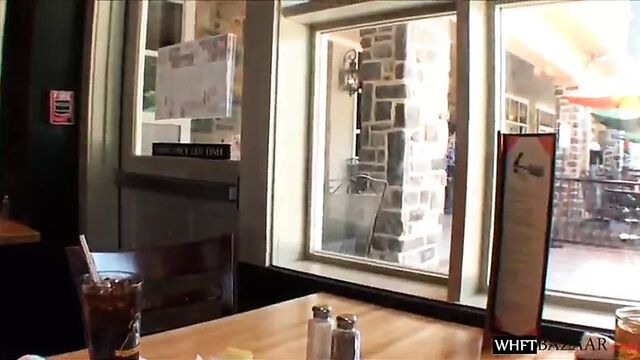 Squirting in public resturant