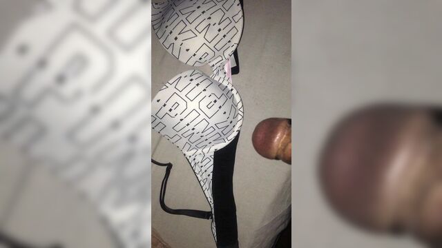 Cum on Neighbor Victoria Secret Pink Bra