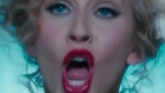 Christina Aguilera Tongue loop #1