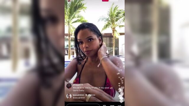 Leezahhhh on ig live