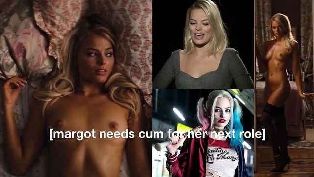 Margot Robbie Jerk Off Challenge
