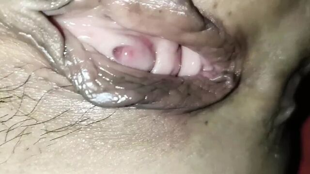 Amateur Asian Granny Creampie