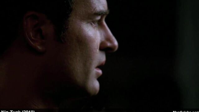 Julian McMahon nude during sex scenes from Nip Tuck