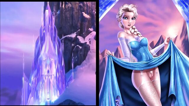 SekushiLover - DIsney Elsa vs Naked Elsa