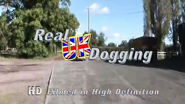 British Dogging - Teen BBW in a car park being fucked