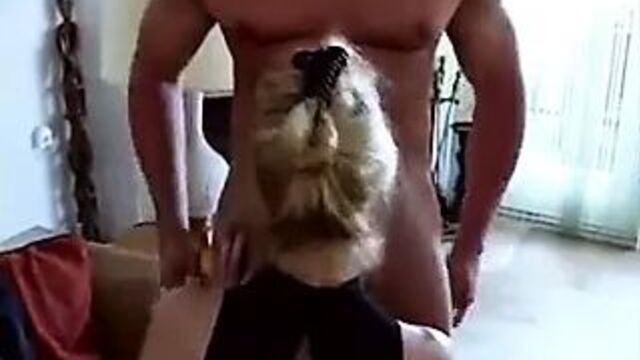 Gorgeous blond MILF nailed and creamed