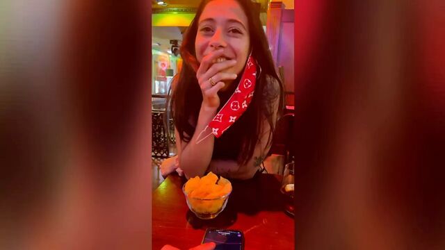 Using the lush in a bar