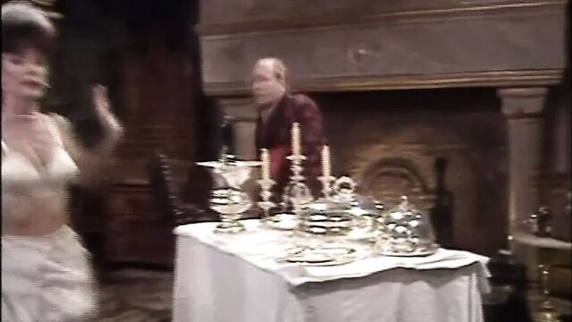 Vikki Michelle satin French Maid