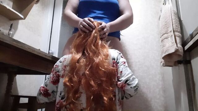 I caught my girlfriends fucking in the kitchen