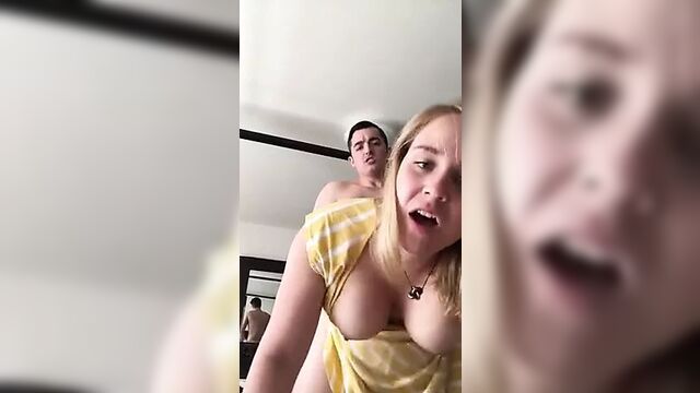 Beautiful big boobs self made