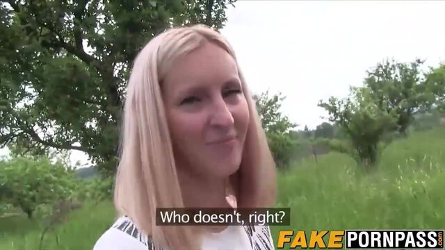 Sexy and hot ass Silvia gets rammed hard outdoor for cash