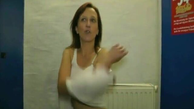 MILF fucked in a nightclub