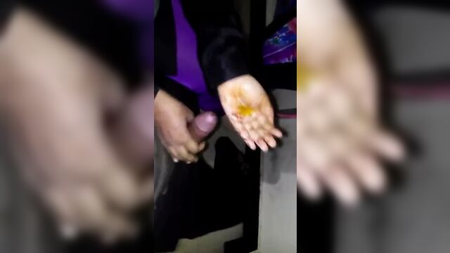 BANGLADESHI MILF JERKING A BOY IN CAFE