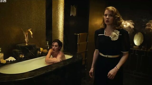 Lily James and Emily Beecham in sexy scenes