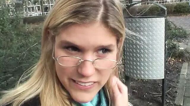 Net69 - Hot Blonde Dutch Loves Anal Sex with a Stranger