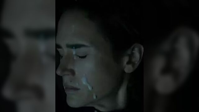 Jennifer Connelly with cum on her face