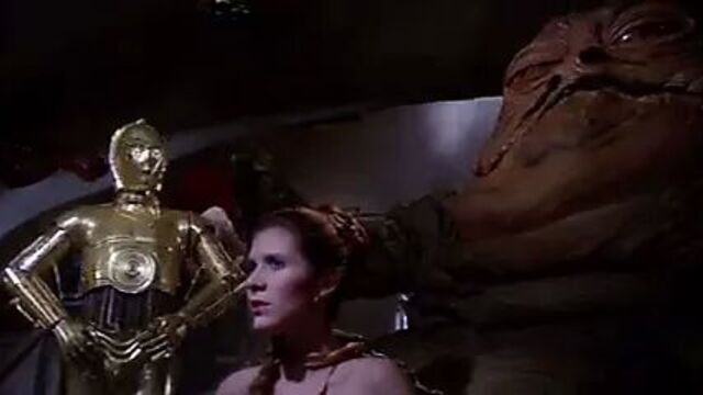 Princess Leia Slave Scenes - Carrie Fisher