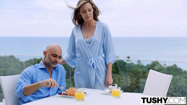 TUSHY Perfect pair Avery & Stefany swap BFs for anal fun