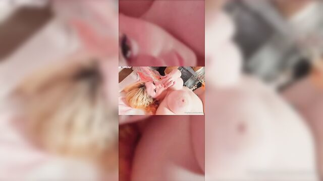 Busty elf sucking big donkey dick