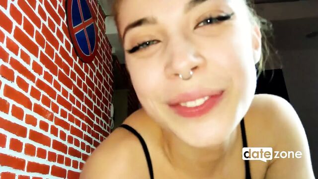 Young coed wants a hard fuck