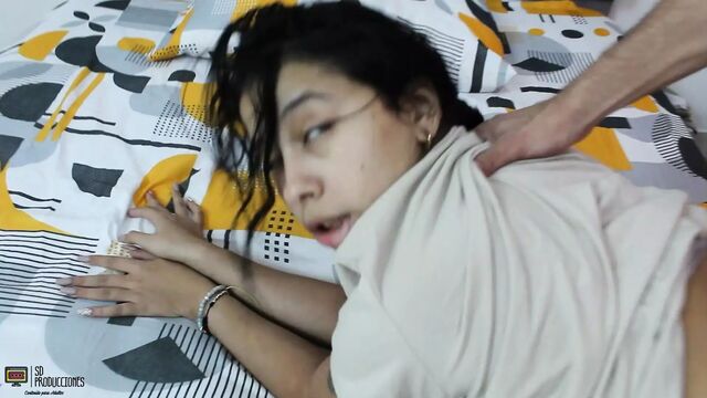 Fucking my neighbor's bitch because her husband is away - Porn in Spanish