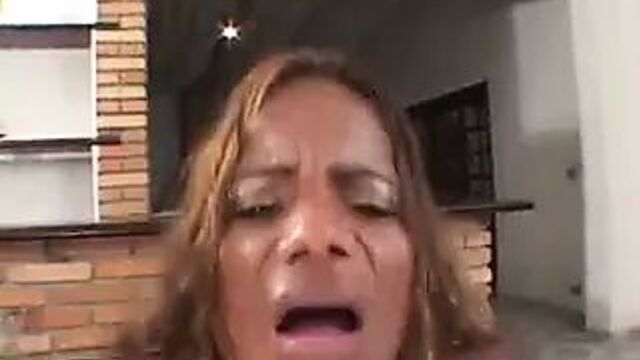 Athletic ebony with big clit