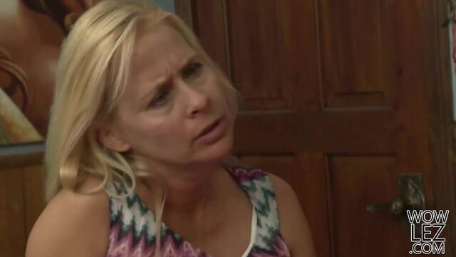 Older woman playing with Whitney Westgate