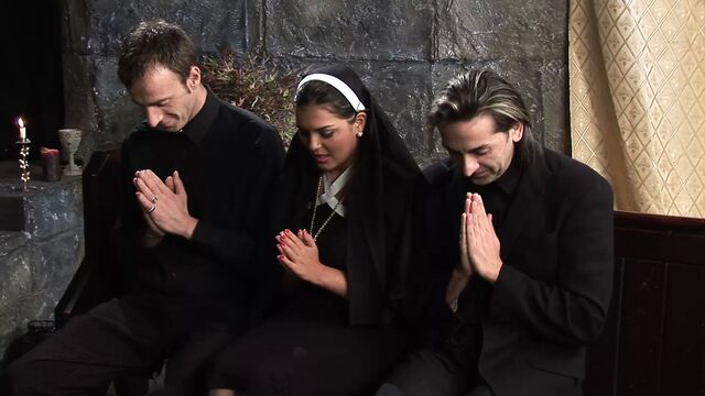 Gruppensex mit dem pfarrer