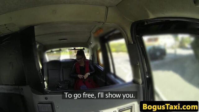 Spanish taxi slut fucked through sluthatch