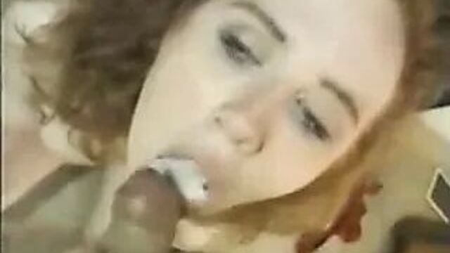 Redhead cumshot compilation