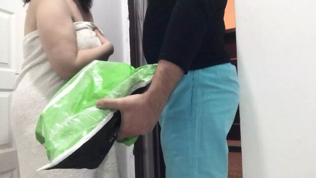 The young man invites him to his home