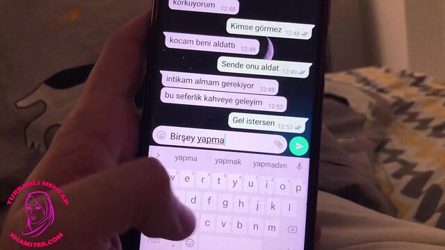 Turkish woman who wants to cheat on her husband