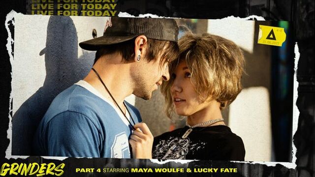 ADULT TIME - GRINDERS – Lucky Fate Stuffs Maya Woulfe's Perfect Pussy With His Big Dick! - PART 4