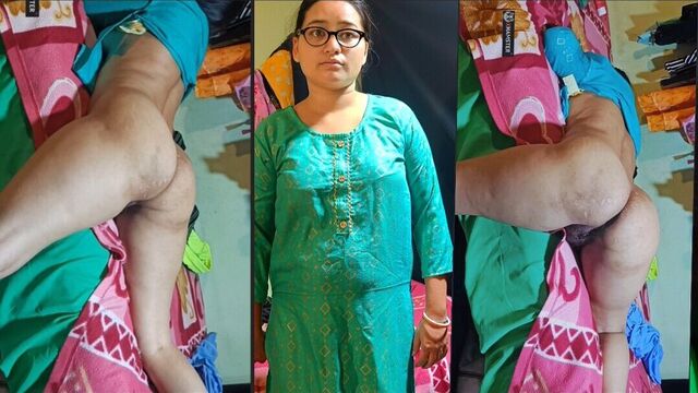 18+ xxx Cheating Indian bhabhi hard anal sex after sucking her devar cock