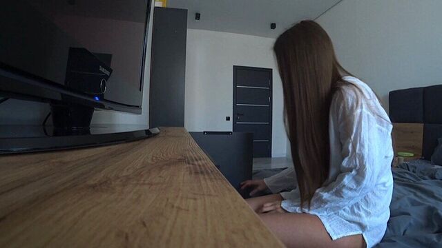 Real Cheating. My Wife Cheats On Her Husband With Her Neighbor In The Morning. Amateur Taboo