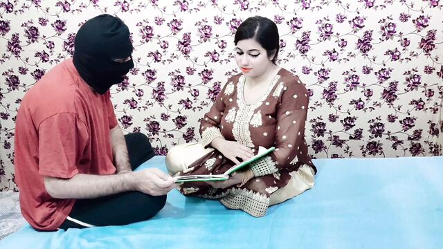 Beautiful Hindi Student Seduces and Fucks with her Teacher Boy