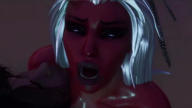 3D Succubus Monster Breeds With Man - Impregnation