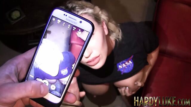 British inked blondie Yuffie doggystyle fucks before blowjob