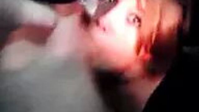 Slut sucks off and deepthroats stranger