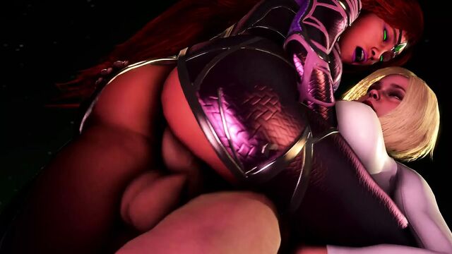 Blackfire Getting Creampied From Power Girl