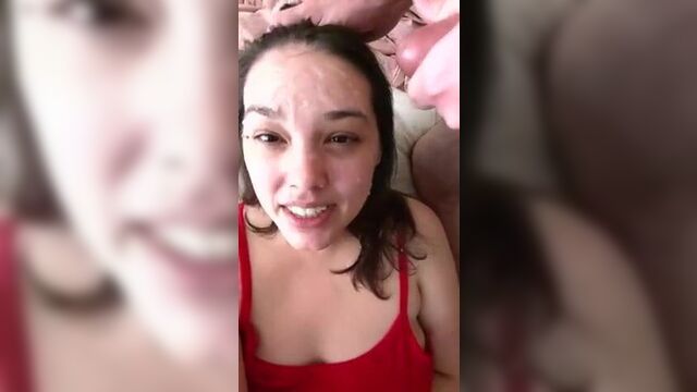 Selfie Facial Cumshot