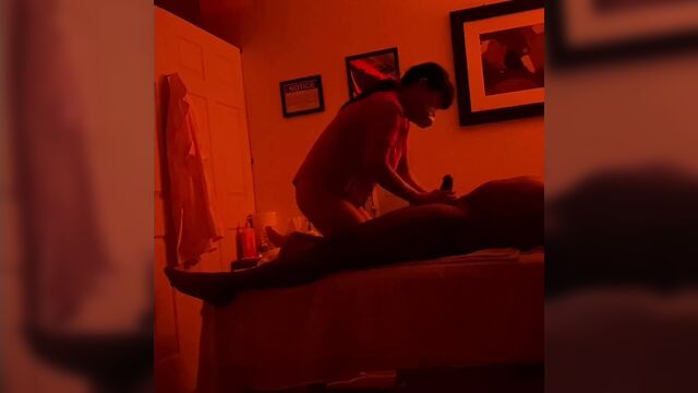 AMP Chinese girl gives bionic handjob and blowjob