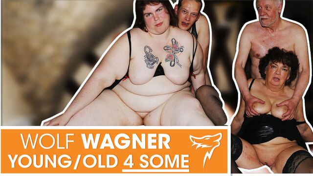 Swinger orgy! MILFs get boned & swallow cum! WolfWagner.com