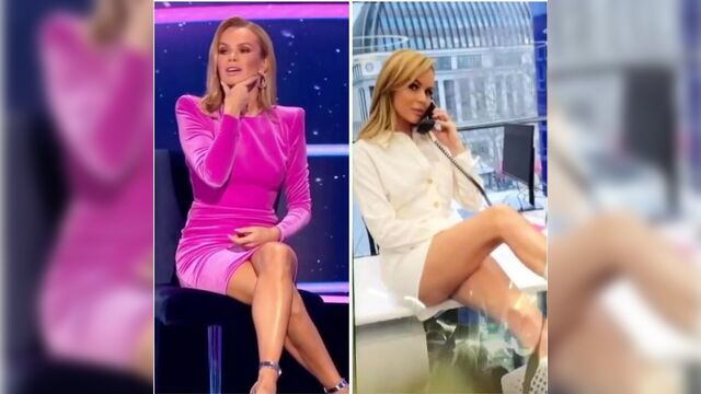 Amanda Holden Bangin MILF With Hot Legs Cum Tribute 4