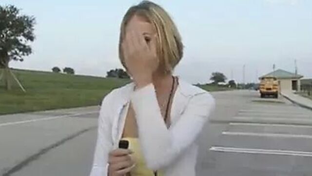 Cute Blonde Soccer Mom