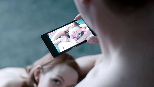 Celebrity Louisa Krause blows her boyfriend and his wife