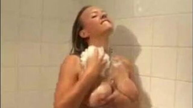 Dawson Miller is taking a shower