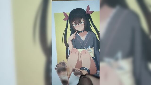 Nemesis (To Love-ru) Feet Cum Tribute