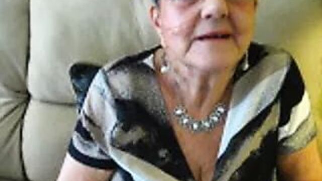 80 year old granny cleavage