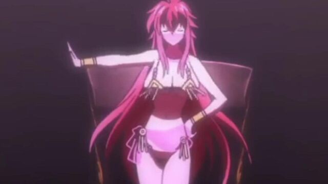 Rias Gremory dancing sexy boobs